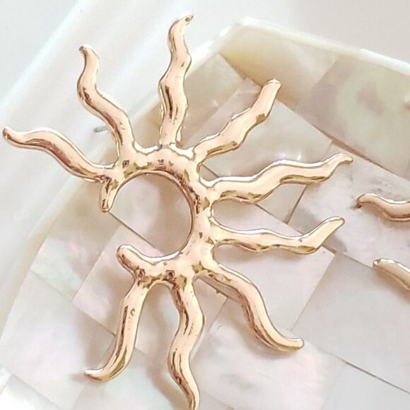 New! Anthro LYNYER Sunshine Earrings - Picture 7 of 10